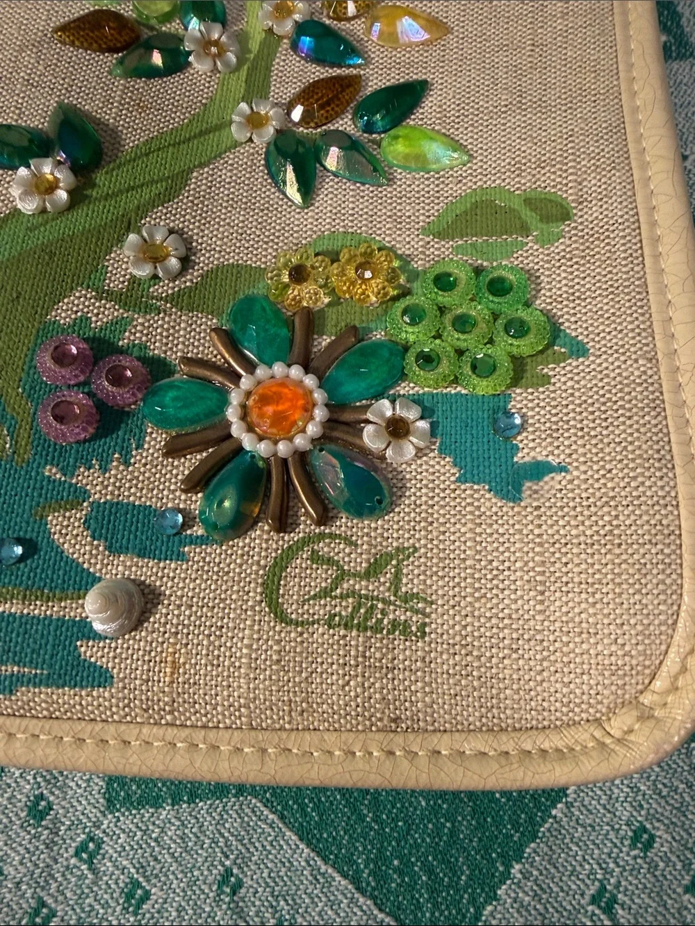 Vintage Enid Collins Oriental Garden Shoulder Bag